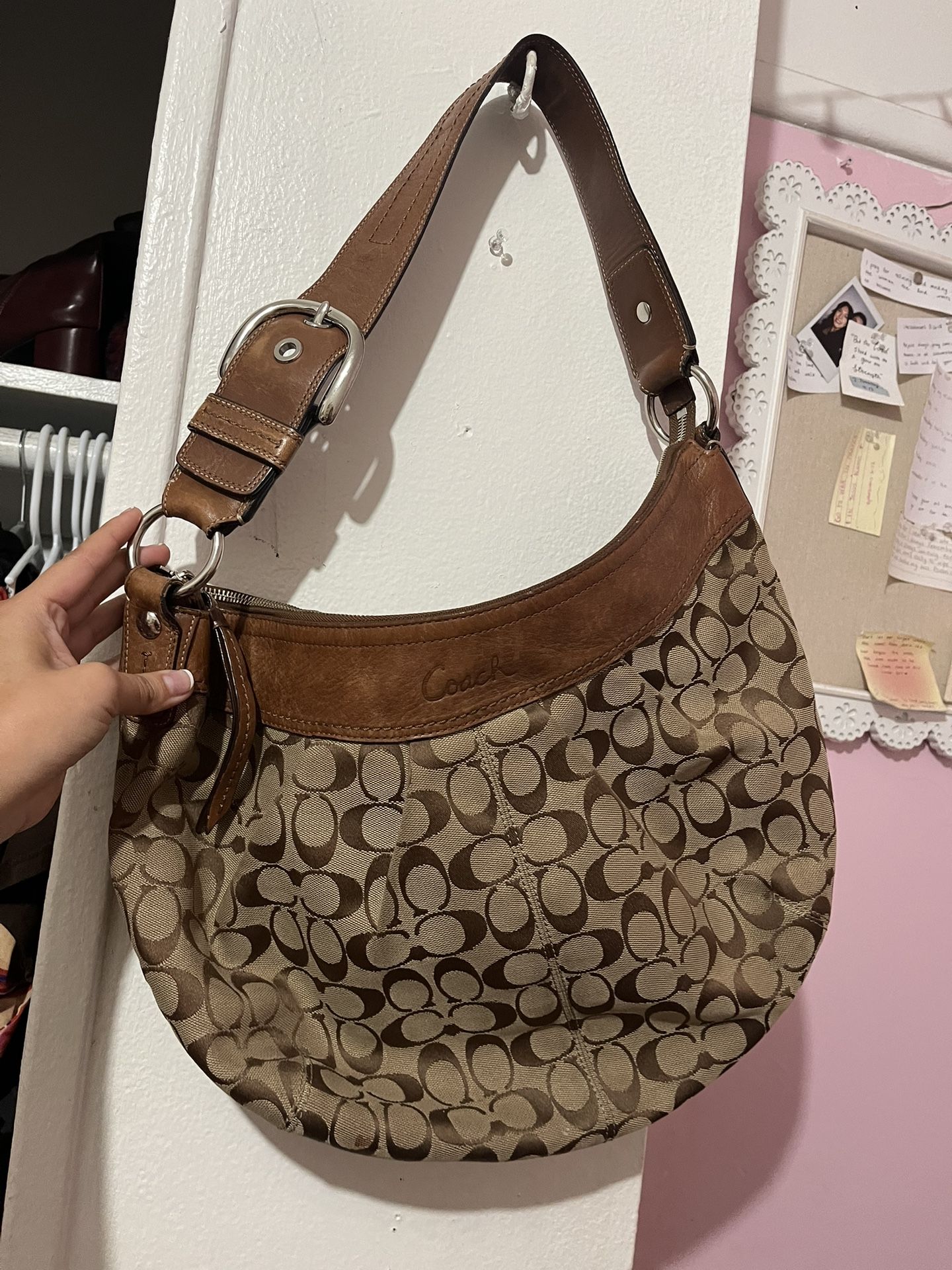 Vintage Coach tote bag
