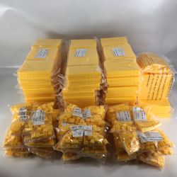 Base Ten Blocks, Base 10 Rods Set of 1650 AND Base 10 Single Units Set of 3100 Yellow Math Manipulative Plastic Blocks Bundle NEW Home School 