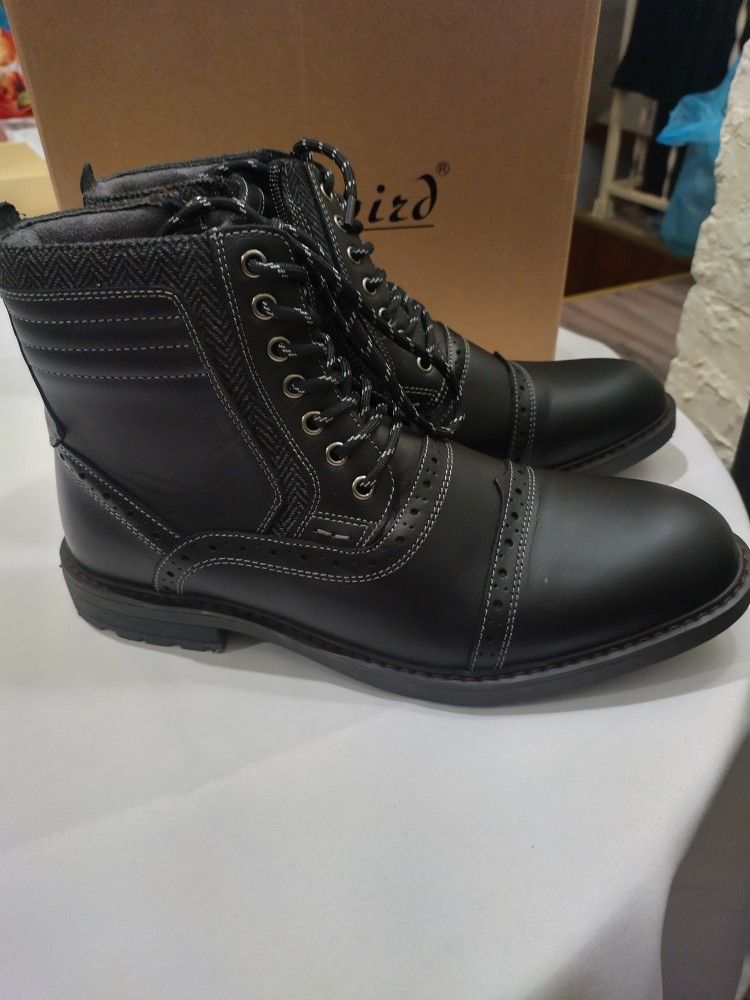 Arkbird Mens Chelsea Boots Stylish and Comfort Leather Chukka Ankle Boots Size 9