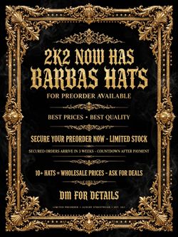 Barbas hats supplier single/bulk dm for info