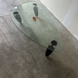 BARILONE FOR ROCHE BOBOIS MURANO GLASS TABLE – 50” x 36”