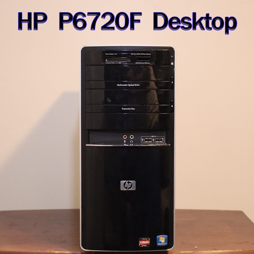 HP Pavilion P6720F QuadCore Desktop 16GB Ram 2TB HDD