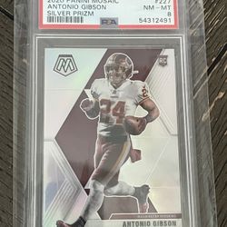Panini Mosaic Silver Prizm Antonio Gibson RC O.B.O