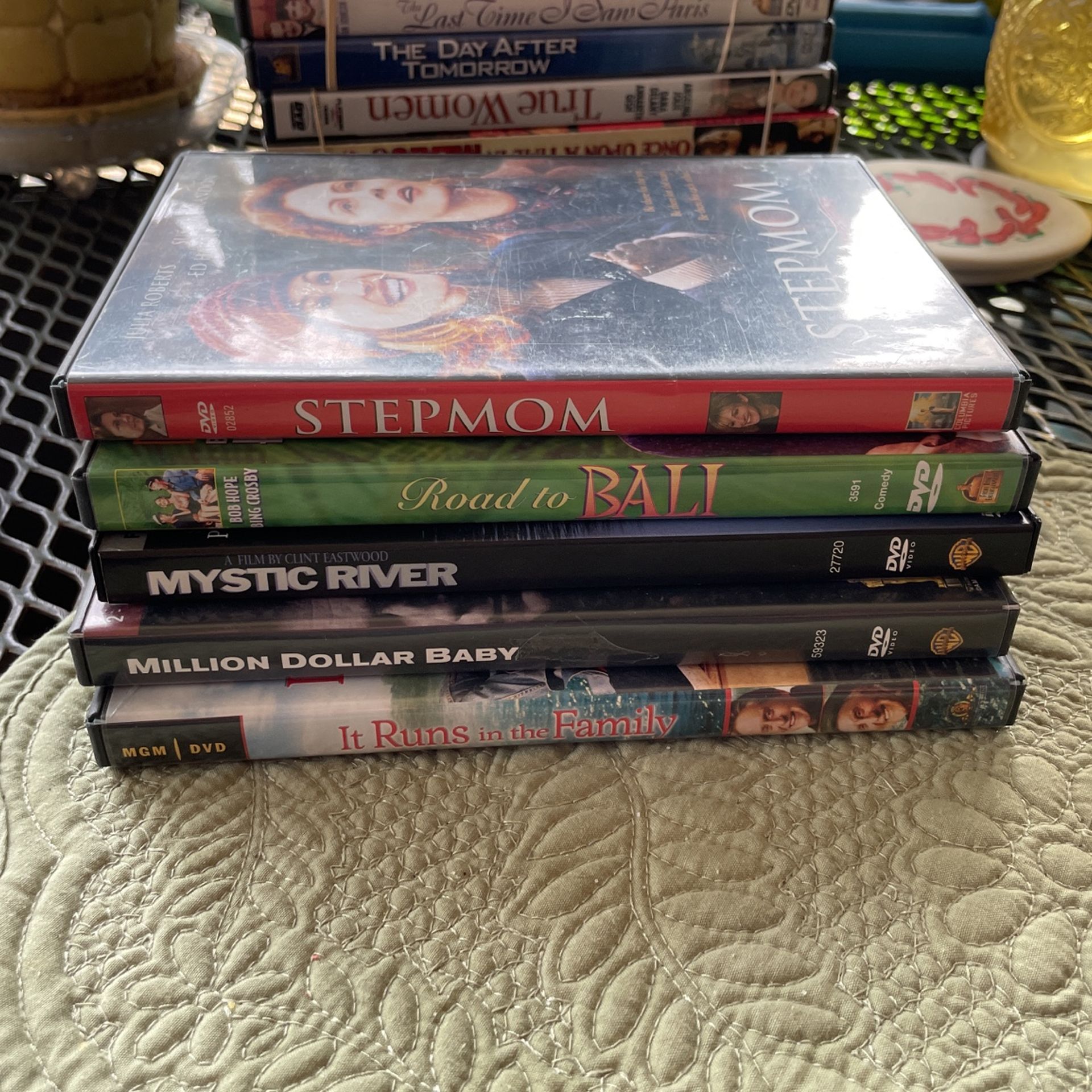 DVDs, 5 for $20 New