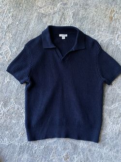 J Crew Crewcuts Boys 100% Cotton Knit Short Sleeve Polo Sweater ‘25 Like New • Size 8 9