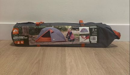 Ozark Trail 1-Person Lightweight Backpacking Tent (3.65 lbs) - Orange **Brand New**