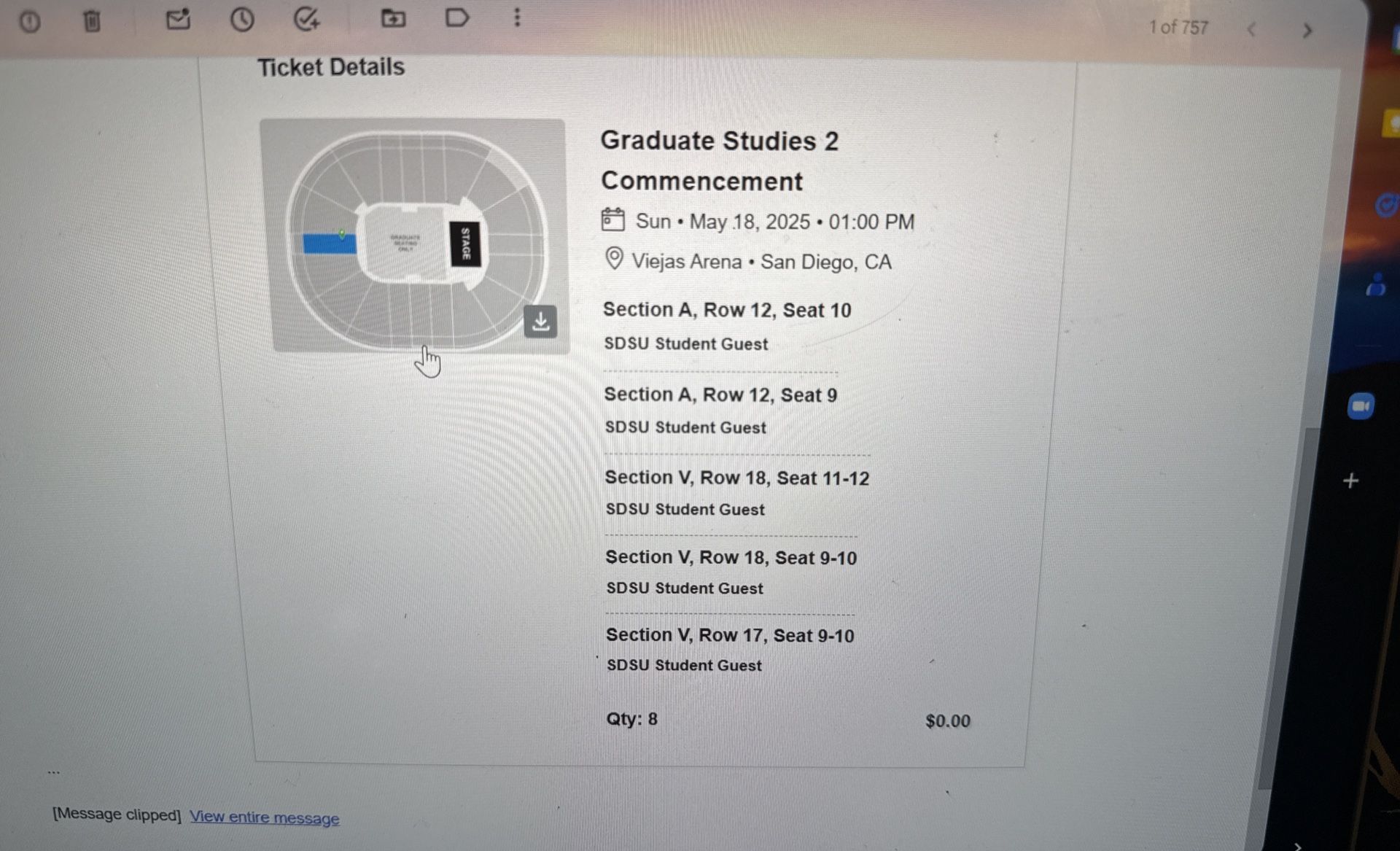 SDSU Graduate Studies Commencement
