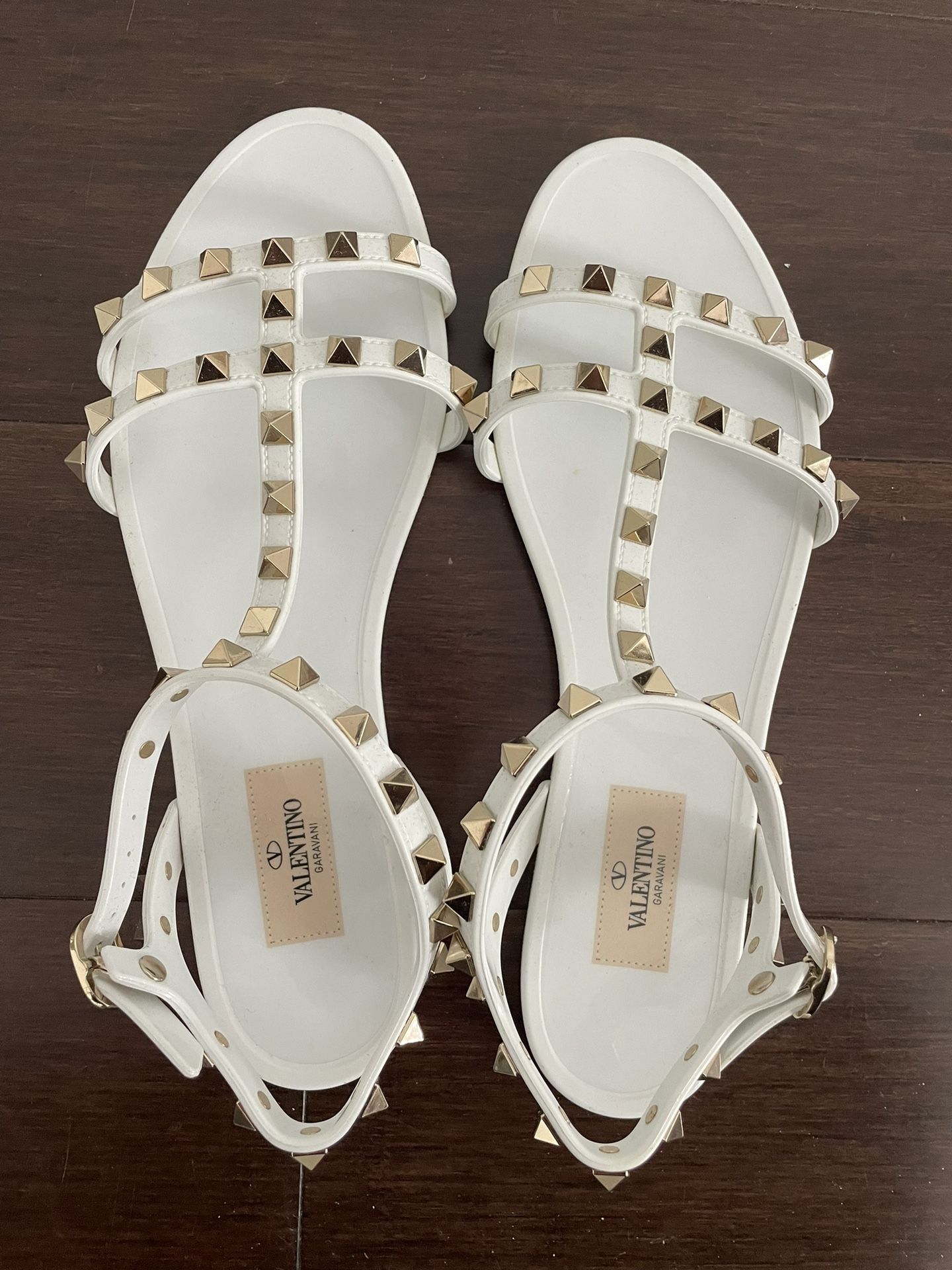 Valentino Garavani rockstone flat slide sandals
