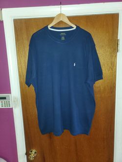 Polo Ralph Lauren THERMAL Navy Blue T-Shirt. SIZE 2xl