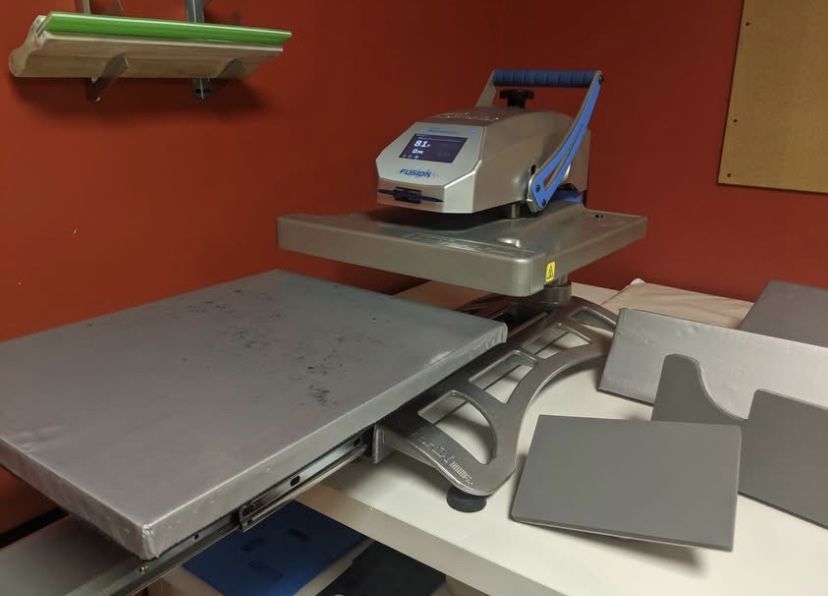 Stahls’ Hotronix Fusion Heat Press