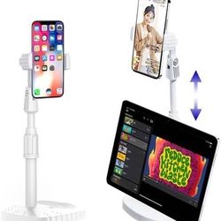 new Mobile Stand, Adjustable Height and Angle Phone Stand, Recording Mobile Stand, Desktop Mobile Stand, Tablet PC Stand, Two in one Live Broadcast St