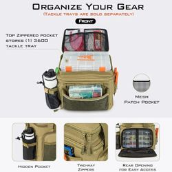 KastKing Fishing Tackle Bags - Saltwater & Freshwater Fishing Bags - Water Resistant, Padded Shoulder Strap - Gear Storage