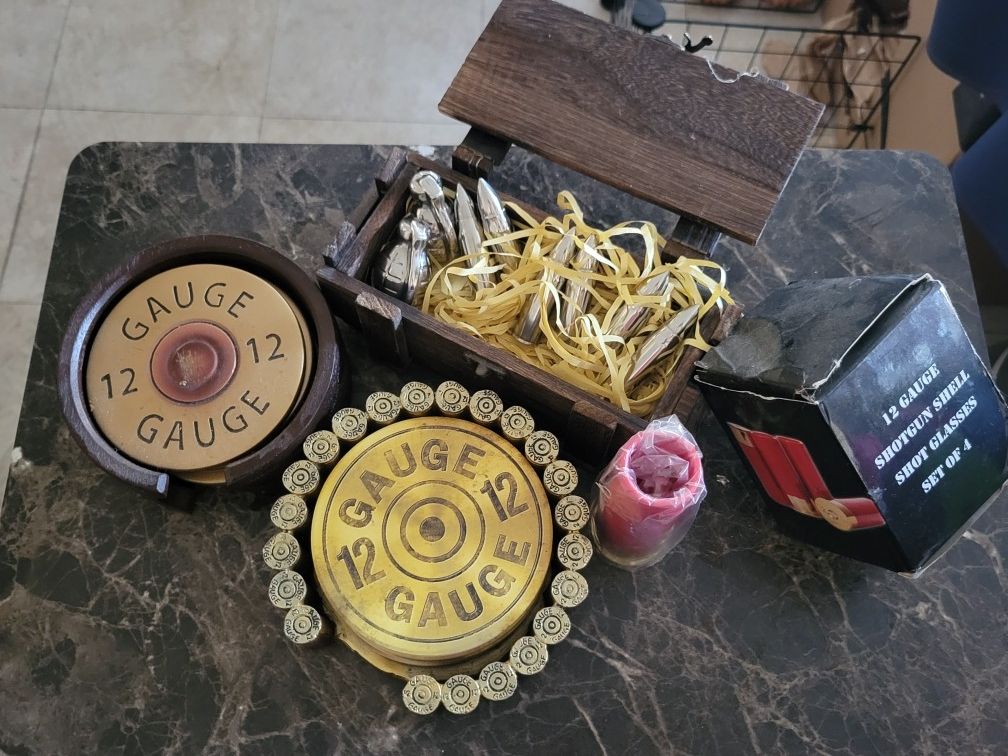 Ammo Themed Bar Accessories