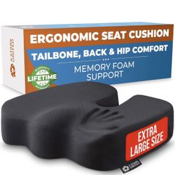 NEW Black Ergonomic Seat Cushion 