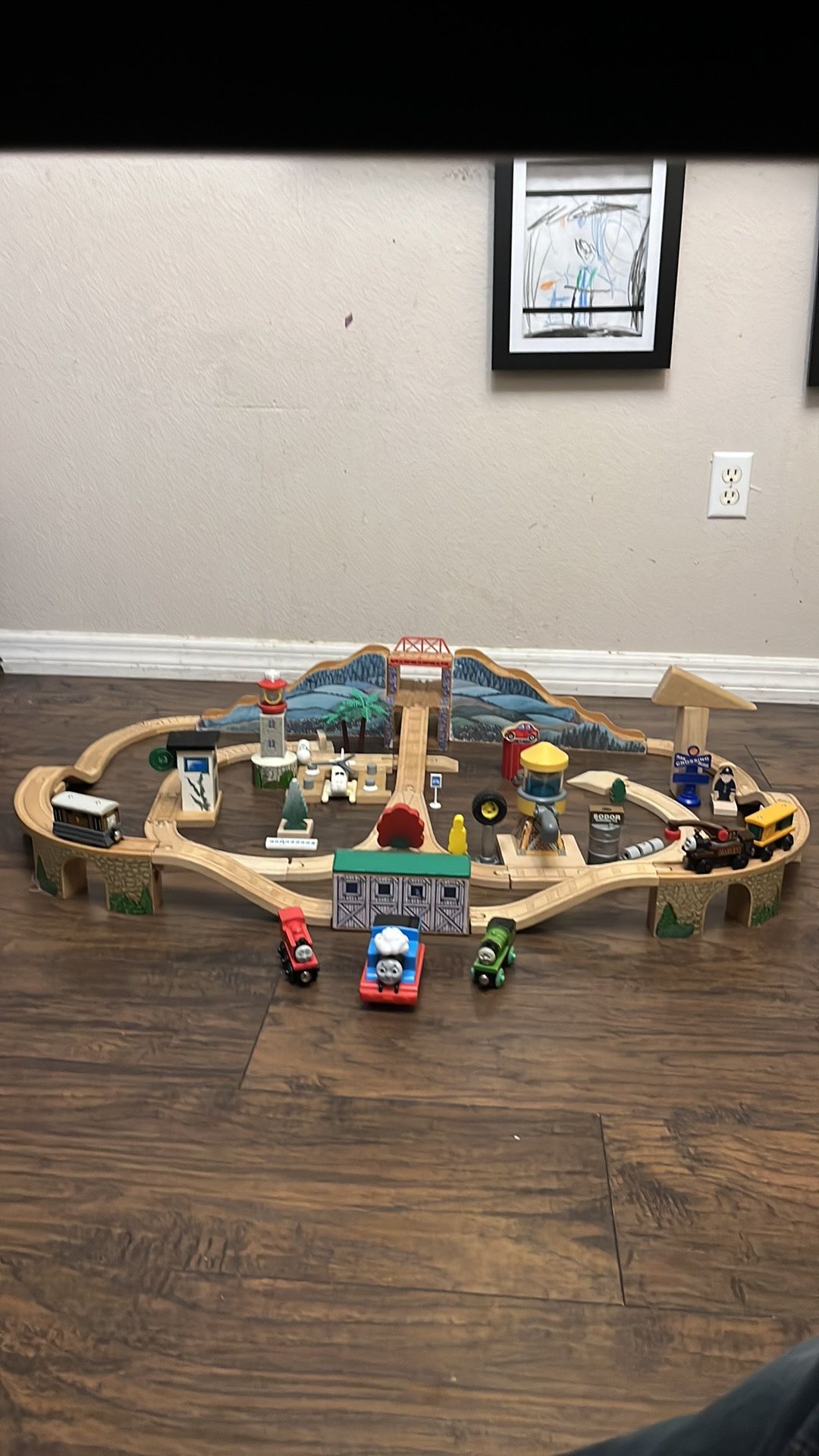 Very rare - island Of sodor ( Thomas & friends Wooden train Set