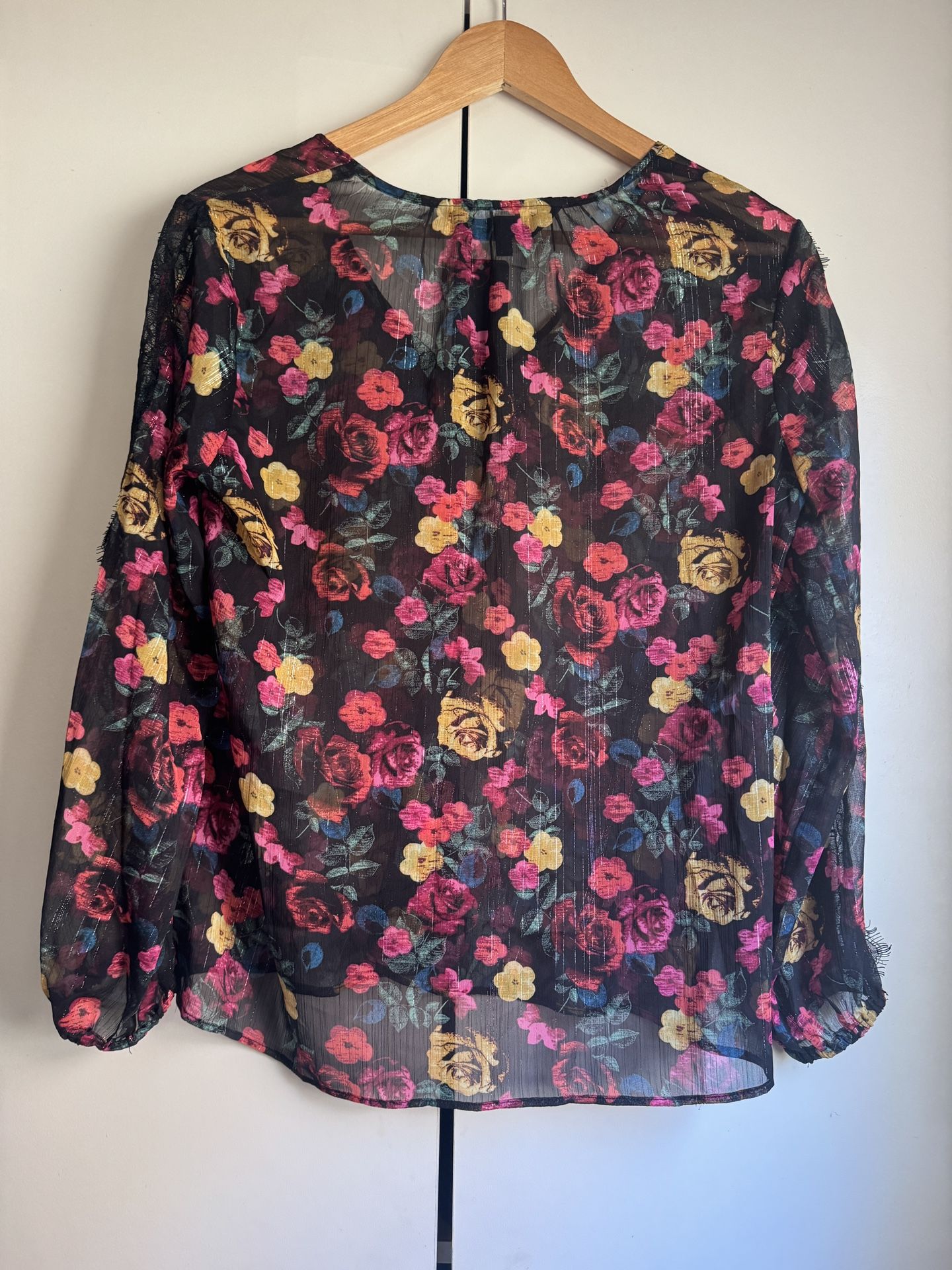 Rachel Roy Floral Top Size S