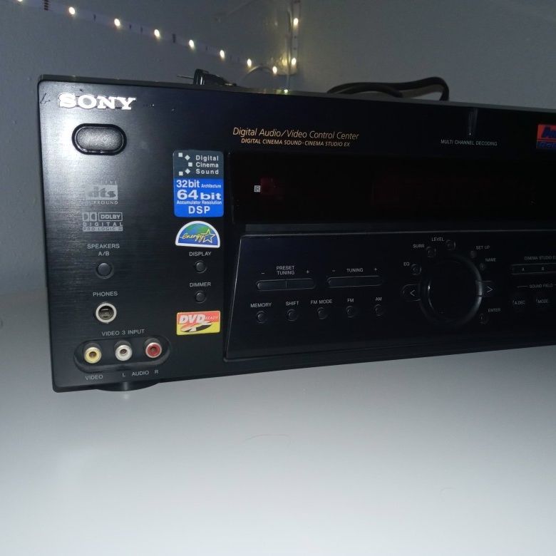 sony digital audio/video control center 64 bit accumulator resolution DSP 100WX5