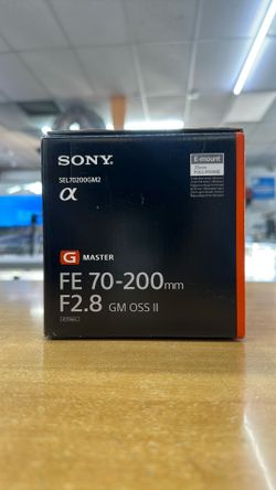 Sony G-Master Lens 70-200mm F2.8 II Brand New