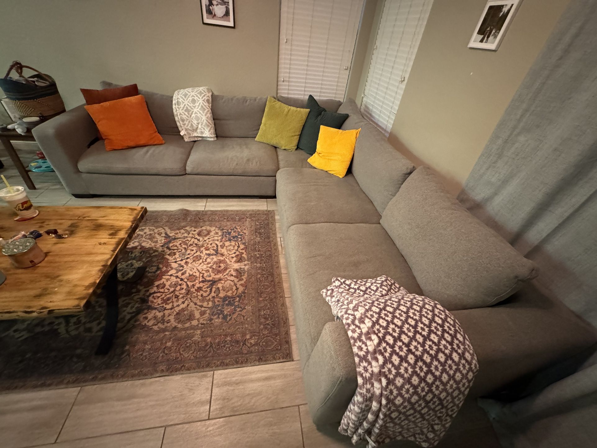 Gray Sectional Couch