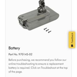 Replacement battery for your Dyson V11™ vacuum