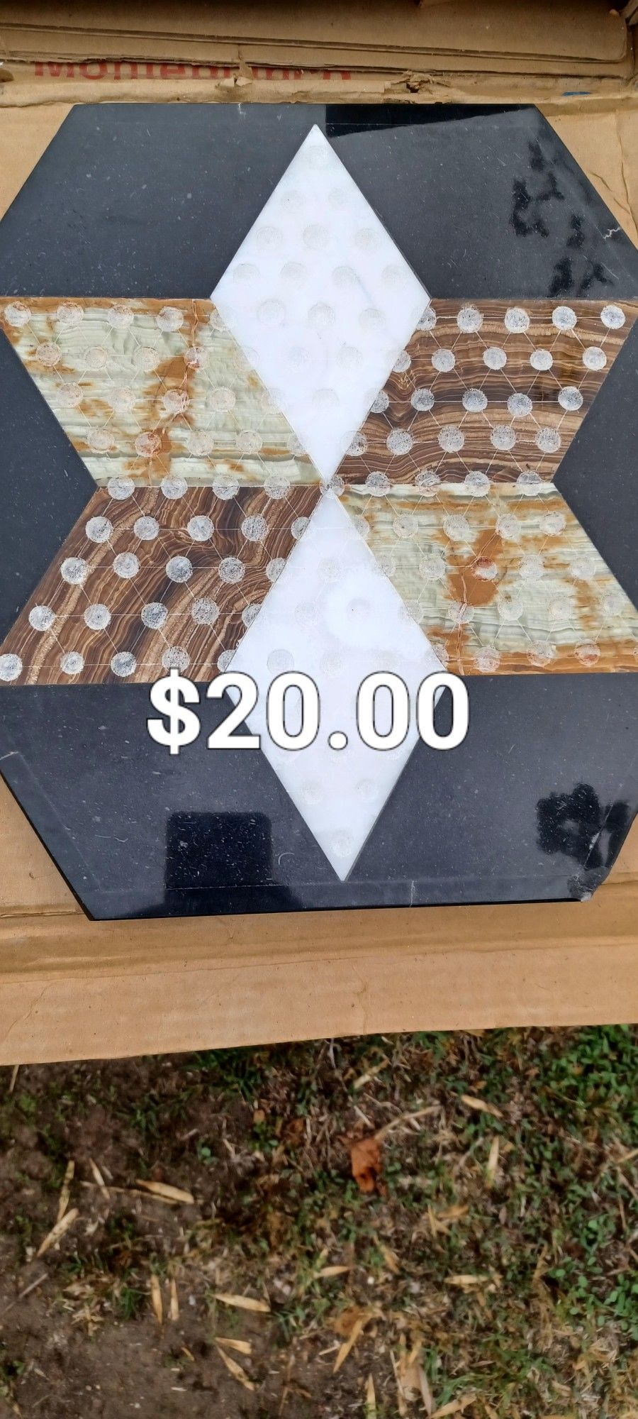 Marble Game Board With Out Marbles $20.00 In Original Box  Cash Only Buyer's Pickup 