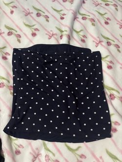 polka dot tube top
