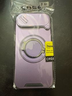 iPhone 17 Air Heavy Duty Shockproof Phone Case With Magnetic Camera Slider Cover