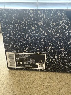 Air Jordan 4 Military Black Size 13