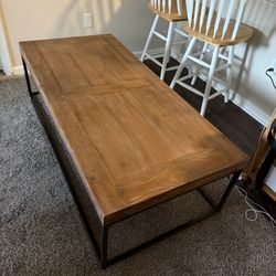 60” Pottery Barn Coffee Table
