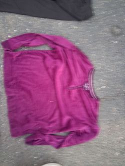Magenta Long Sleeve Top