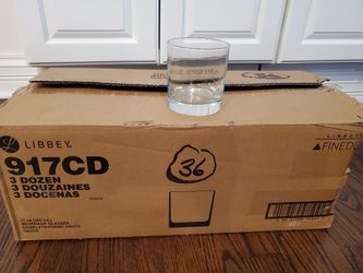 NEW Lot of 36 Libbey 917CD Heavy Base 11 oz. Customizable Rocks Old Fashioned Glass Glasses 