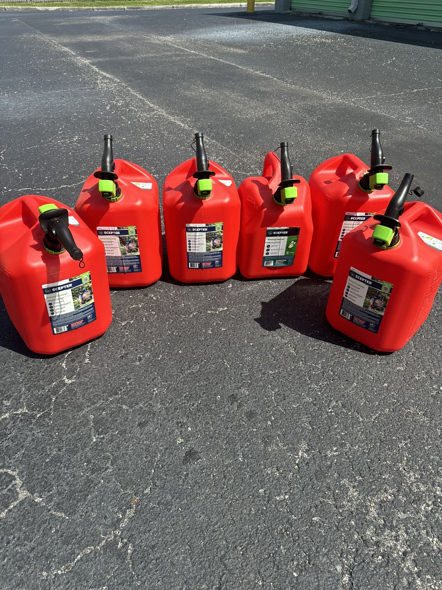 5 Gallon Gas Cans $15 Each! Or 6 For $70!!