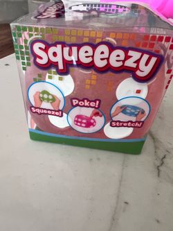 Sunny Days Squeeezy Pink Dice Squishy