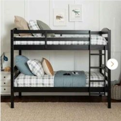 Twin Bunk Beds Black  ,  NATRAUAL (NEW IN BOX)