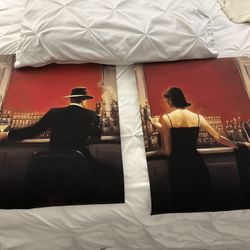 Wall Art Set Of 2, 20x28 Each, Unframed