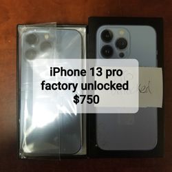 iPhone 13 Pro Factory unlocked 