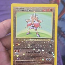 (LFC) Hitmonchan reverse holo winner stamp best of promos
