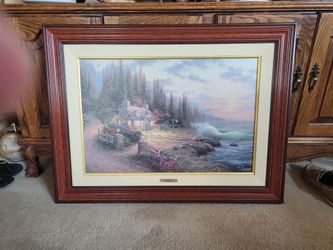Thomas Kinkaid pine Cone Cottage limited edition