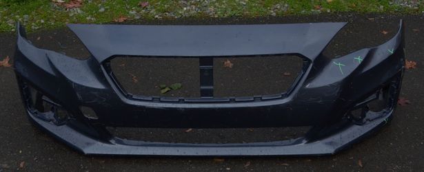USED REF#U0405 || 2017-2019 SUBARU IMPREZA || FRONT BUMPER COVER ONLY