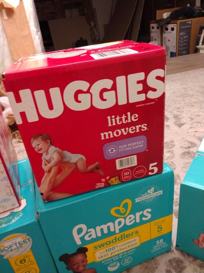 Pampers And Huggies Brands