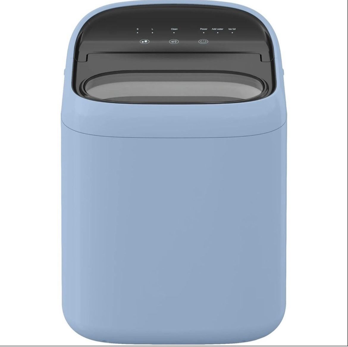 Ice Maker Countertop, 9 Cubes in 6 Mins, 33 lbs per Day, Portable Bullet Ice Machine, Self-Cleaning Ice Makers with Basket and Scoop, Ideal for Home,