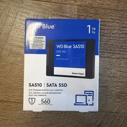 1TB Sata SSD Wd blue