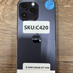 On Sale iPhone 14 Pro Max 256GB AT&T 