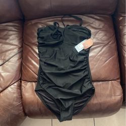 Traje De Baño Negro Completo MEDIANO NUEVO 