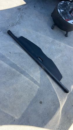 Acura MDX 2007 Thru 2013 Rear Trunk Cargo Cover Retractable Luggage Shade Black Tonneau Cover