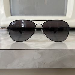 Genuine Authentic Ray-Ban Aviator All Black Sunglasses