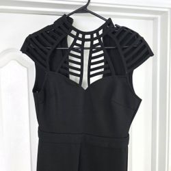 Elegant Black Jumpsuit- M