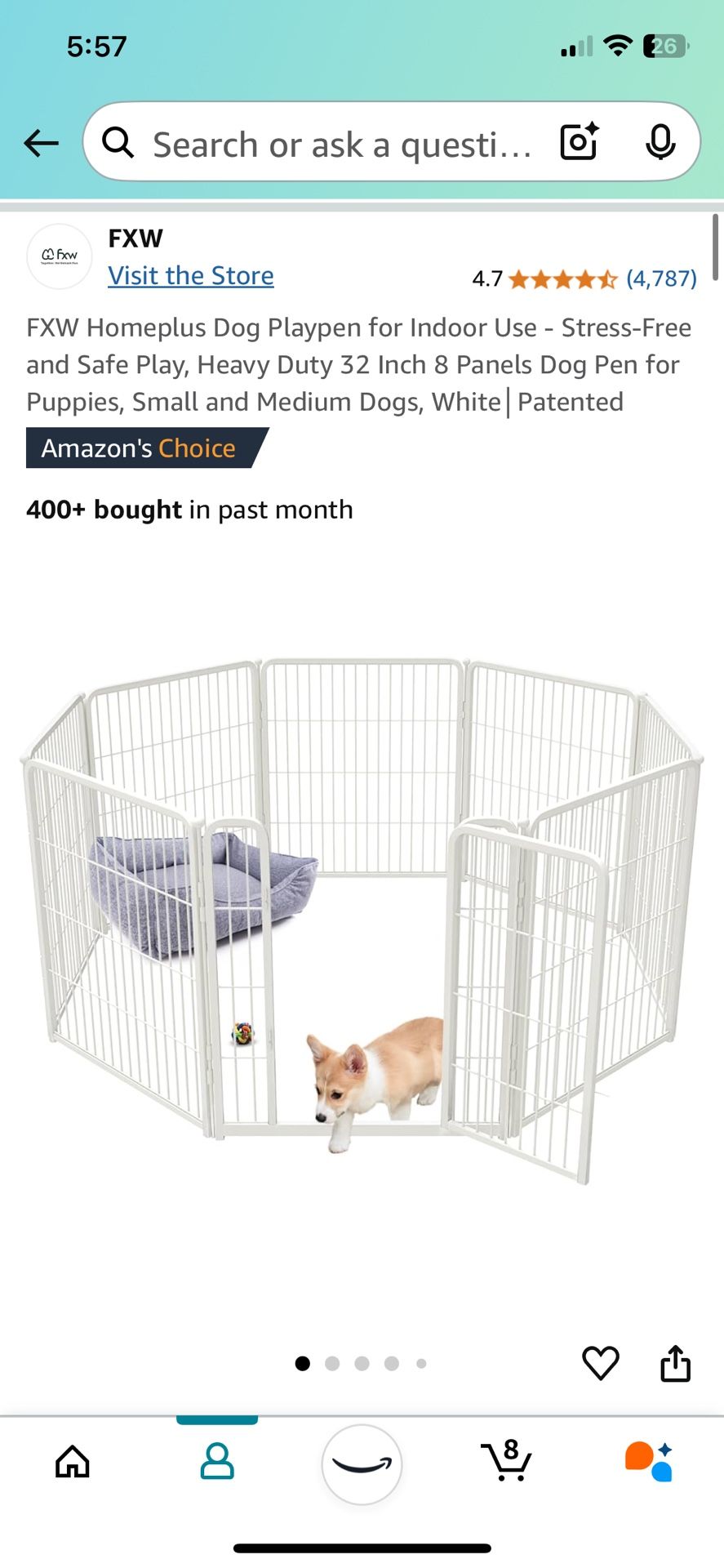 Excellent Dog Playpen for Indoor LIKE NEW