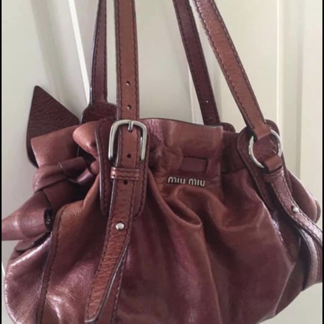 Miu Miu Bow Bag Handbag Purse Prada