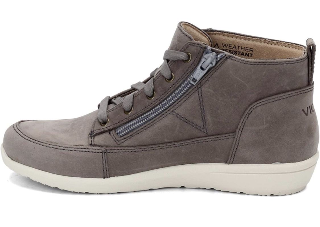 Vionic Women's Magnolia Shawna High Top Booties - Supportive Chukka Walking Shoes That Include Three-Zone Comfort with Orthotic Insole Arch Support